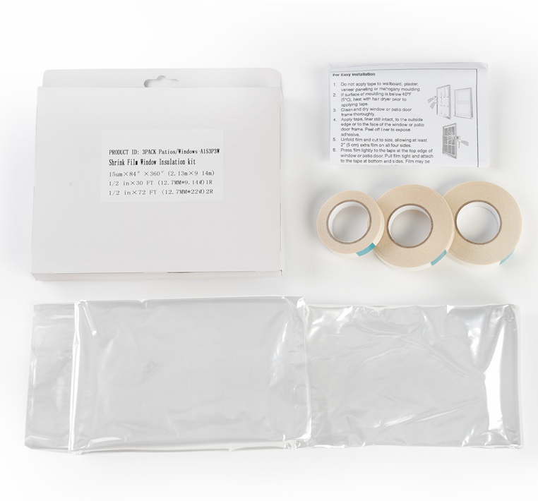 片狀窗戶保溫膜套裝|防塵|防霧霾|防滴水
